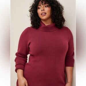 Torrid Women's Ultra Soft Sweater - Deep Red